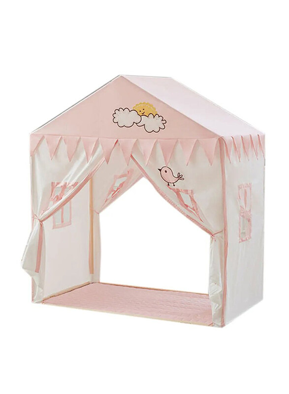 

Home Canvas Wonder Space Children Play House Tent, Pink/White, Ages 3+