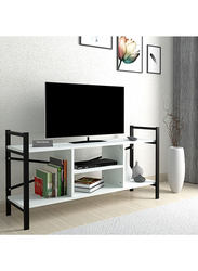 Home Canvas Gila TV Stand, White/Black