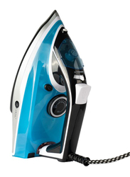 AFRA Steam Iron, 2200 W, Ceramic Coat Soleplate, Heat Distribution, Fast Heat-Up, Double Safety, White/Grey/Blue, G-MARK, ESMA, ROHS, and CB Certified, AF-2200IRBL, with 2 years Warranty