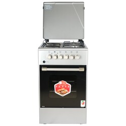 AFRA Free Standing Cooking Range, 50x50, Gas and Electric Burners, Stainless Steel, Compact, Adjustable Legs, Temperature Control, G-Mark, ESMA, RoHS, CB, AF-5050CRHG, 2 years warranty.