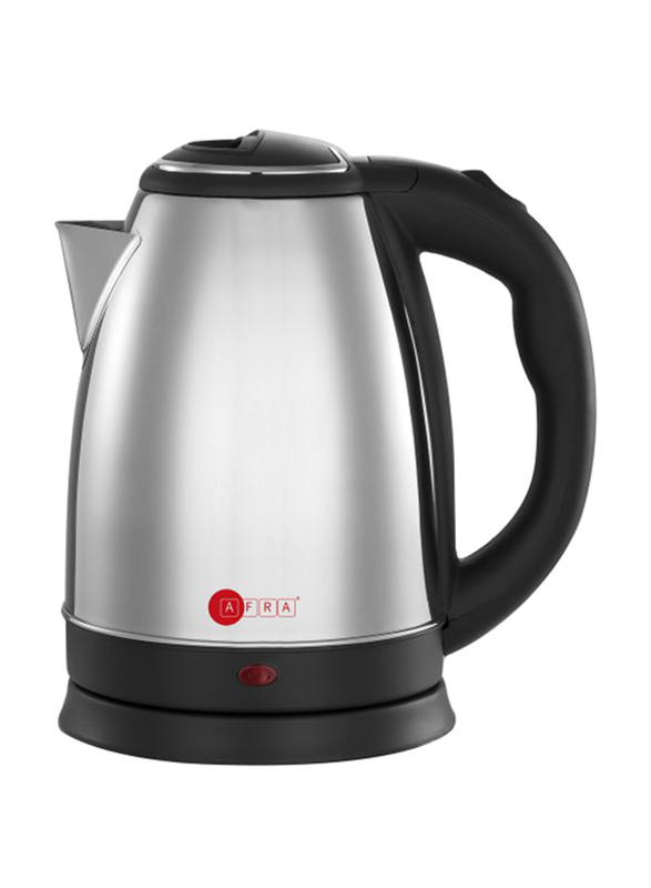 AFRA Electric Kettle, 1500W, 1.8L, Strong Stainless Steel Body with detachable power base & Automatic cut-off, ESMA, ROHS, and CB Certified, AF-1815KTSS, 2 years warranty,