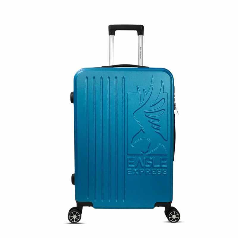 

EAGLE EXPRESS SUPERIOR ABS HARD TROLLEY 20,24,28 inch 3 Piece Set BLUE