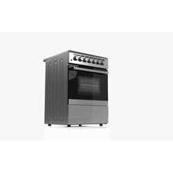 AFRA Free Standing Electrical Cooking Range, 60x60, Rotisserie, 64L, Closed Door Grilling, Vitro Ceramic, Stainless Steel, G-Mark, ESMA, RoHS, CB, AF-60VTSS, 2 years warranty