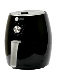 AFRA Air Fryer, 1300-1500W, 2.5L Capacity, Adjustable Temperature, Overheat Protection, Non-Slip Feet, Cool Touch Handle, G-MARK, ESMA, ROHS, and CB Certified, AF-2515AFBK, 2 years warranty