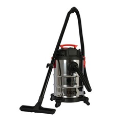 AFRA Wet and Dry Vacuum Cleaner, 1200W, 20 Liter, 2 in 1 Brush and Nozzle, 3.5 Meter Cord Length, Stainless Steel Casing, G-MARK, ESMA, ROHS, and CB Certified, AF-1200VCSS, 2 years Warranty.