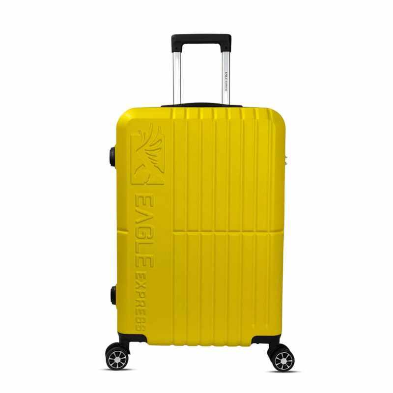 

EAGLE EXPRESS AURA ABS HARD TROLLEY 20,24,28 inch 3 Piece Set YELLOW