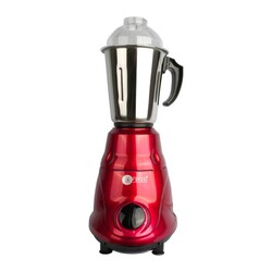 AFRA Japan Heavy-Duty Mixer Grinder, 3 in 1, Red Gloss Finish, Stainless Steel Jars & Blades, Total Jar Capacity 2900ml, 550W, 18000 RPM Motor, G-Mark, ESMA, RoHS, and CB Certified, 2 Years Warranty