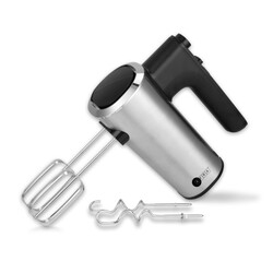 AFRA Hand Mixer, Stainless Steel, 5 Speed, Turbo Setting, Steel Beaters, Dough Hooks, G-Mark, ESMA, RoHS, CB, AF-1406HMXSS, 2 years warranty
