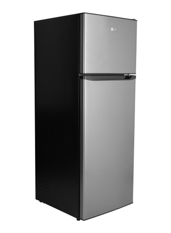 AFRA 340L Double Door Refrigerator, AF-3400RFSS, Silver