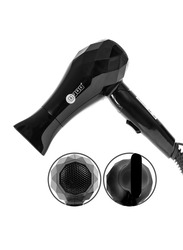 Afra Japan Hair Dryer with 2 Heat Settings and 2 Speeds, AF-1000HDBK, Black