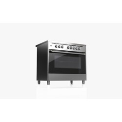 AFRA Free Standing Electrical Cooking Range, 90x60, Rotisserie, 110L, Closed Door Grilling, Stainless Steel, G-Mark, ESMA, RoHS, CB, AF-90SPSS, 2 years warranty