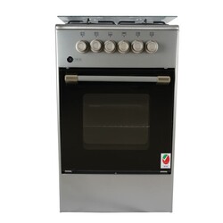 AFRA Free Standing Cooking Range, 50x50, 4 Burners, Stainless Steel, Compact, Adjustable Legs, Tray and Grid Included, G-Mark, ESMA, RoHS, CB, AF-5050CRGS, 2 years warranty.