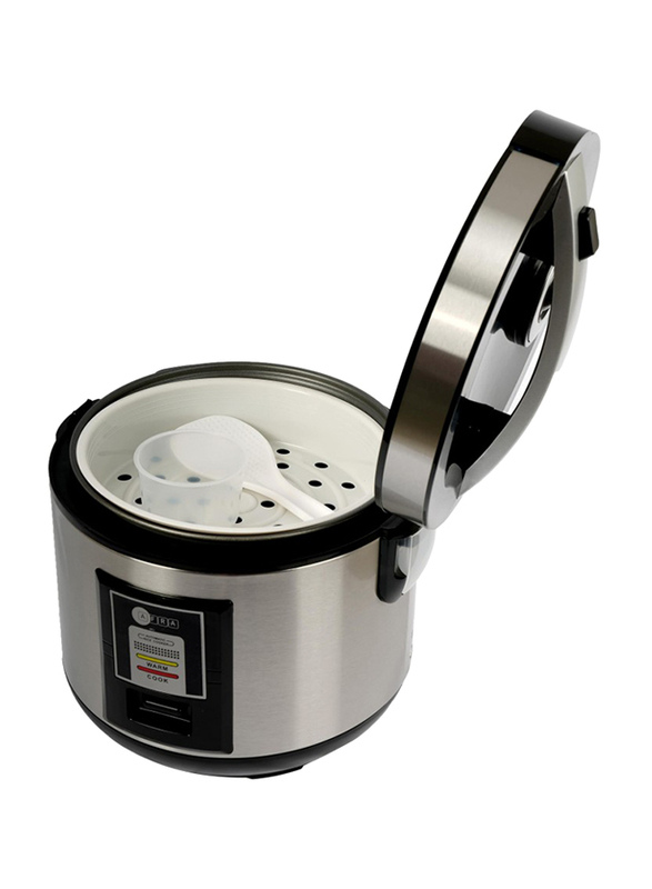 AFRA Rice Cooker, 1.8 Litre Capacity, Inner Pot, Aluminium Heating Plate, Quick & Efficient, Preserves Flavors & Nutrients, G-mark, ESMA, ROHS, And CB Certified, AF-1870DRSS, 2 Years Warranty