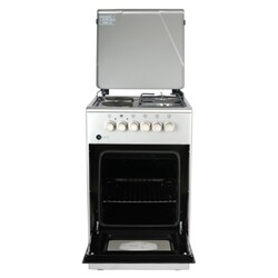 AFRA Japan Free Standing Cooking Range, 50x50, Gas and Electric Burners, Stainless Steel, Compact, Adjustable Legs, Temperature Control, G-Mark, ESMA, RoHS, CB, 2 years warranty.