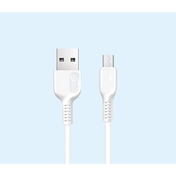 AFRA Japan USB Charging Cable, White, 2.4A, With Data Transmission, USB A to Micro USB, 1 meter length, Durable, Heat Resistant, PVC Serrated Cable Cord, Compatible with iPhone, iPad, iPod.