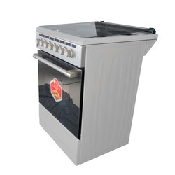 AFRA Free Standing Cooking Range, 60x60, Electric Burners, Stainless Steel, Compact, Adjustable Legs, Temperature Control, Mechanical Timer, G-Mark, ESMA, RoHS, CB, AF-6060CRHP, 2 years warranty.