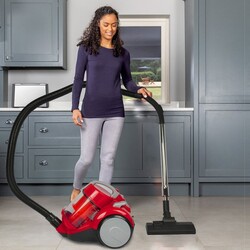 AFRA Cyclone Vacuum Cleaner, 2000W, 2 Liter, Speed Control, 7 meter radius, 2 in 1 Brush and Nozzle, 5 meter Cord, G-MARK, ESMA, ROHS, and CB Certified, AF-2000VCRD, 2 years Warranty.