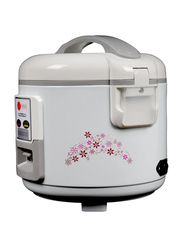 AFRA Rice Cooker, 1.5 Litre, Inner Pot, Aluminium Heating Plate, Quick & Efficient, Fully Sealable, Preserves Flavors & Nutrients, G-mark, ESMA, ROHS, And CB Certified, AF-1550DRWT, 2 Years Warranty