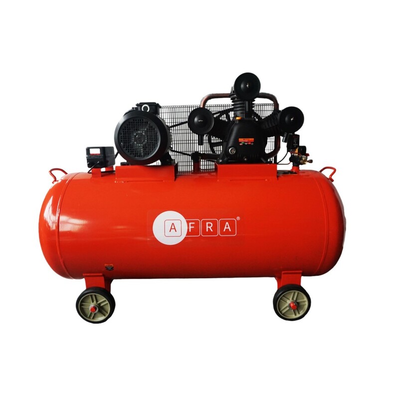 AFRA Heavy-Duty Air Compressor 10HP/7.5kW, Variable Speed, High Delivery Rate 900L/min, Max Pressure 8 bar /116psi, Massive 500L Tank, Industrial Grade, Model AFT-0500ACRD, 1-Year Warranty