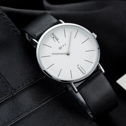AFRA Urbanite Gentleman’s Watch, Leather Strap, Quartz, Water Resistant 30m.