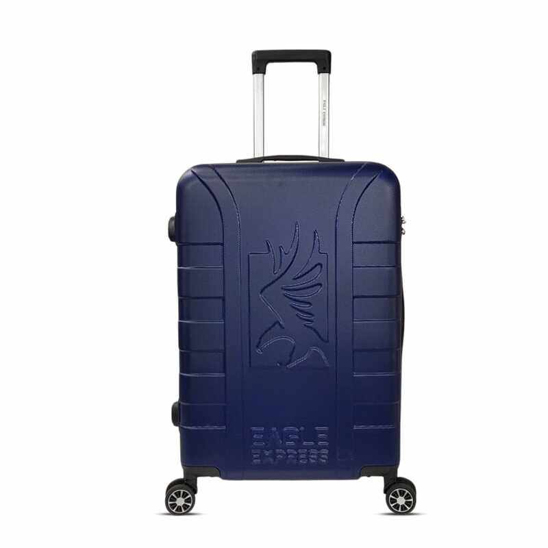 

EAGLE EXPRESS ELYSIUM ABS HARD TROLLEY 20,24,28 inch 3 Piece Set NAVY BLUE