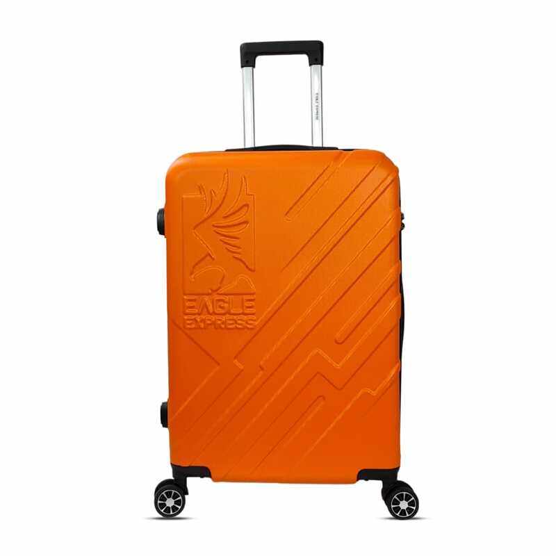 

EAGLE EXPRESS ROBUST ABS HARD TROLLEY 20,24,28 inch 3 Piece Set ORANGE