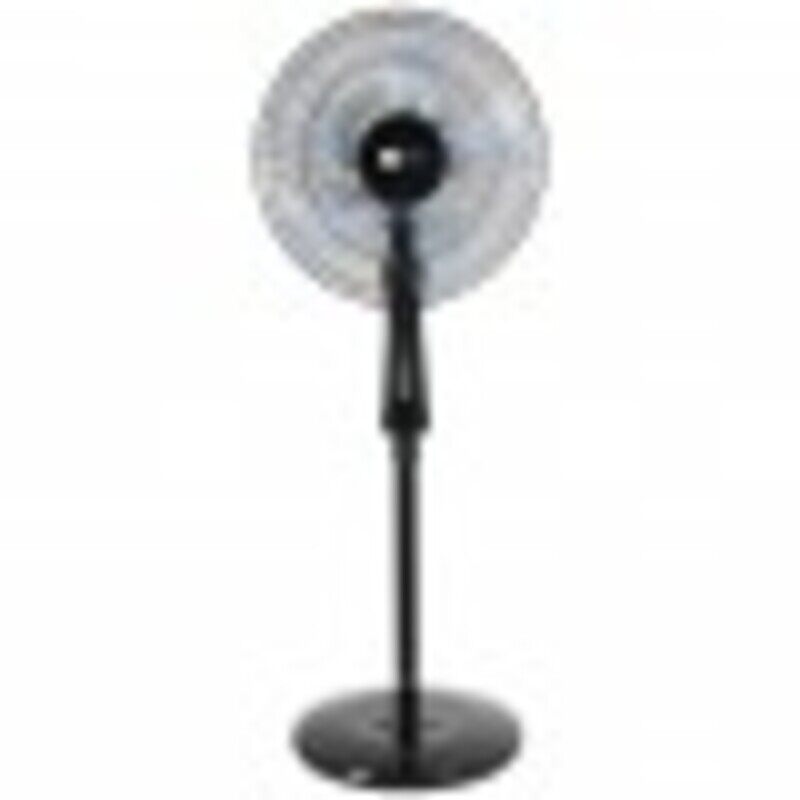 

AFRA Electric Stand Fan, 60W, Adjustable Height, 5 Blades, Includes Remote Control, Black, AF-1660BKR, 2 Years Warranty