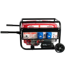 AFRA Japan Gasoline Generator, 3KW Maximum, Recoil and Electric Start, 170F Engine, Compact Design, Low Noise, Eco-Friendly, Accessories Included, CE Certified.