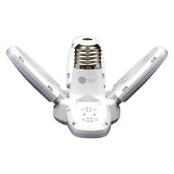 AFRA Japan 4-leaf Foldable LED Bulb, 30W, 220-240V, Connection E27, Cool White (6000-6500K), G-MARK, ESMA, ROHS, and CB Certified, 2 Year Warranty