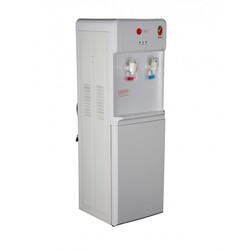 AFRA Japan Water Dispenser Cabinet, 5L, 630W, Floor Standing, Top Load, Compressor Cooling, 2 Tap, Stainless Steel Tanks, G-MARK, ESMA, ROHS, and CB Certified, 2 years