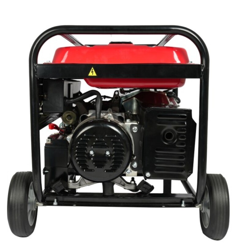 AFRA Gasoline Generator, 7.5KW Maximum, Recoil and Electric Start, 192F Engine, Compact Design, Low Noise, Accessories Included