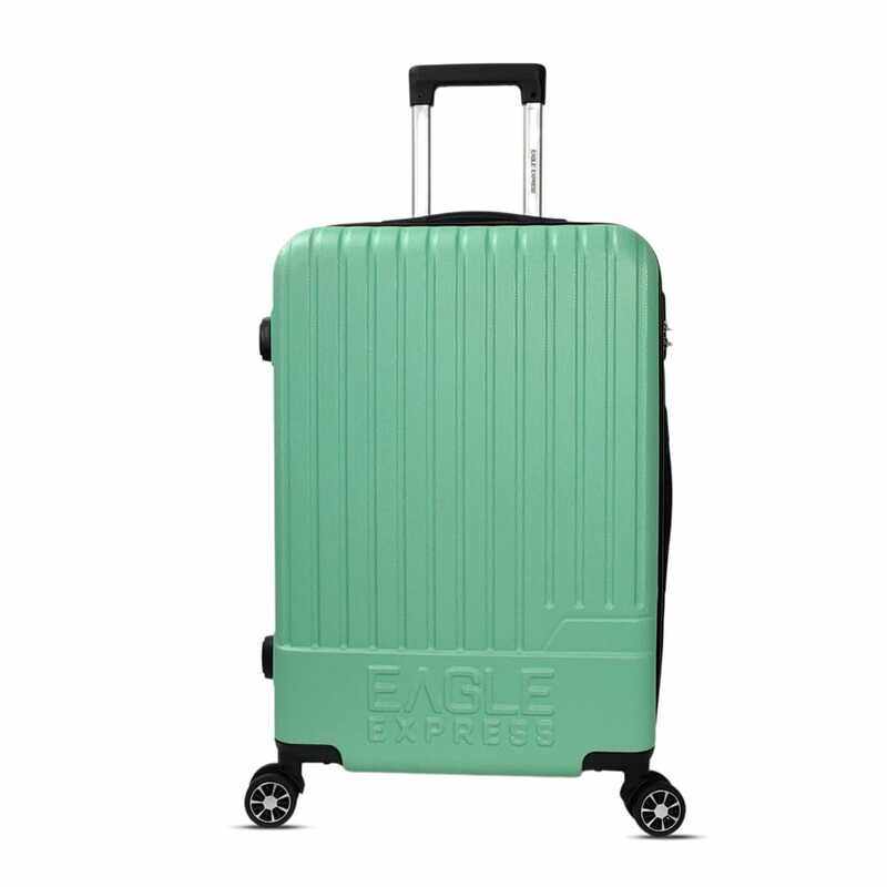 

EAGLE EXPRESS FUSION ABS HARD TROLLEY 20,24,28 inch 3 Piece Set LIGHT GREEN