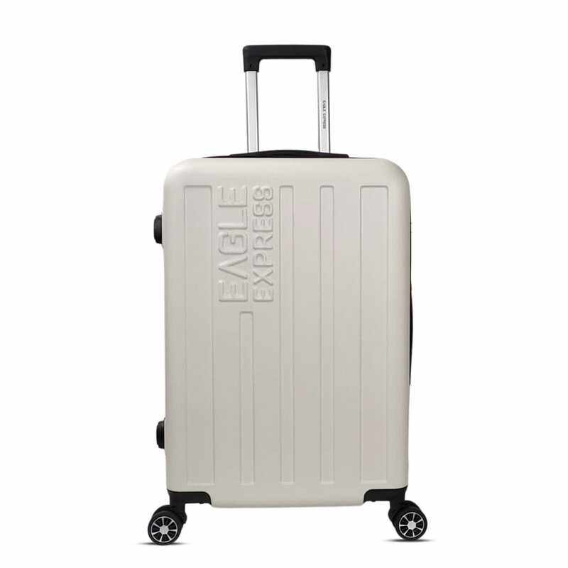 

EAGLE EXPRESS VENTURE ABS HARD TROLLEY 20,24,28 inch 3 Piece Set WHITE