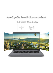 Asus X543MA Laptop, 15.6" Full HD Display, Intel Celeron N4020 Processor 1.1 GHz, 1 TB HDD, 4GB RAM, Intel UHD 600 Graphics, EN KB, Windows 10, Star Grey