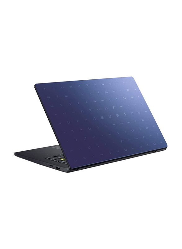 Asus Vivobook E410MA Laptop, 14" Full HD Display, Intel Celeron N4020 Processor 1.1 GHz, 128GB SSD, 4GB RAM, Intel UHD 600 Graphics, EN KB, Windows 10 Home, Peacock Blue