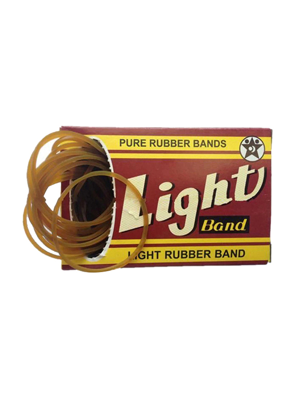 Light No.16 Pure Rubber Band, 50g, Yellow