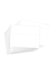 High Quality Envelope, 4 x 3-Inch, White/Brown