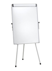 Digital Magnetic Flip Chart Stand with 3 Rods, 70 x 100cm, White