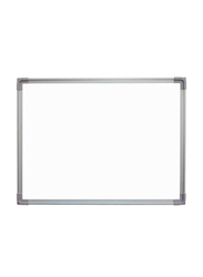 Aluminium Frame Whiteboard, 45 x 60cm, White