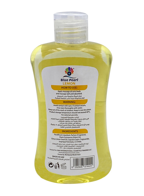 Blue Pearl Lemon Massage Oil, 200ml