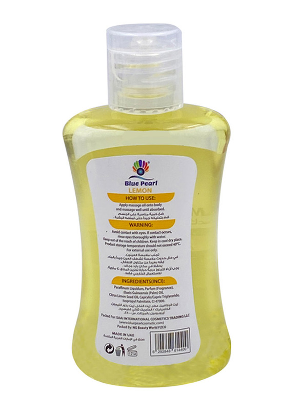 Blue Pearl Lemon Massage Oil, 100ml