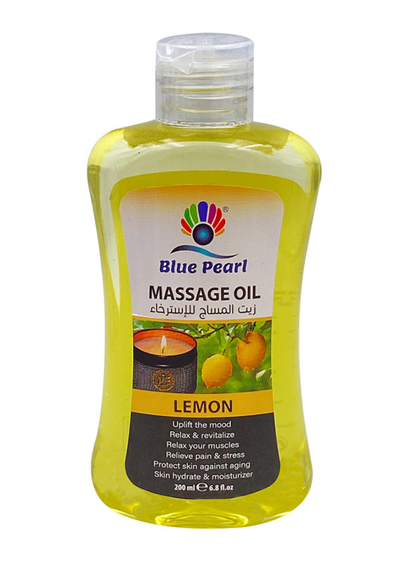 Blue Pearl Lemon Massage Oil, 200ml