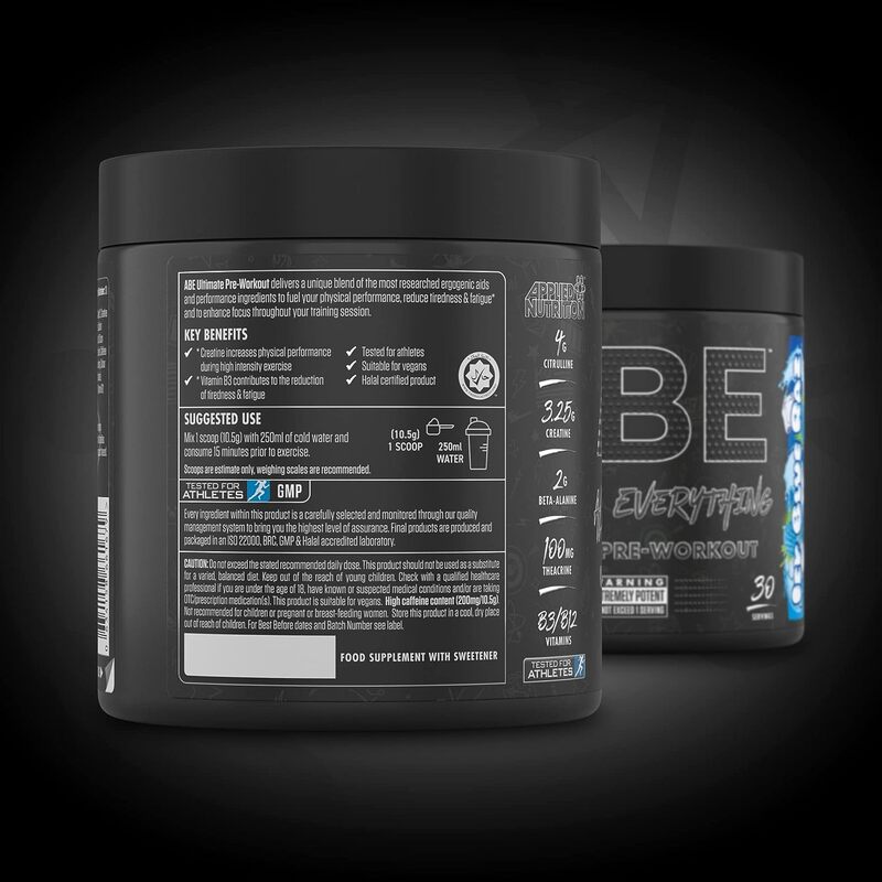 ABE - ALL BLACK EVERYTHING PRE-WORKOUT ICY BLUE RAZ 315G