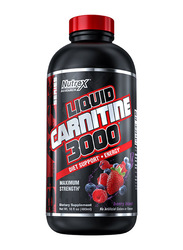 Nutrex Liquid Carnitine 3000 Diet Support & Endurance Dietary Supplement, Berry Blast, 480ml