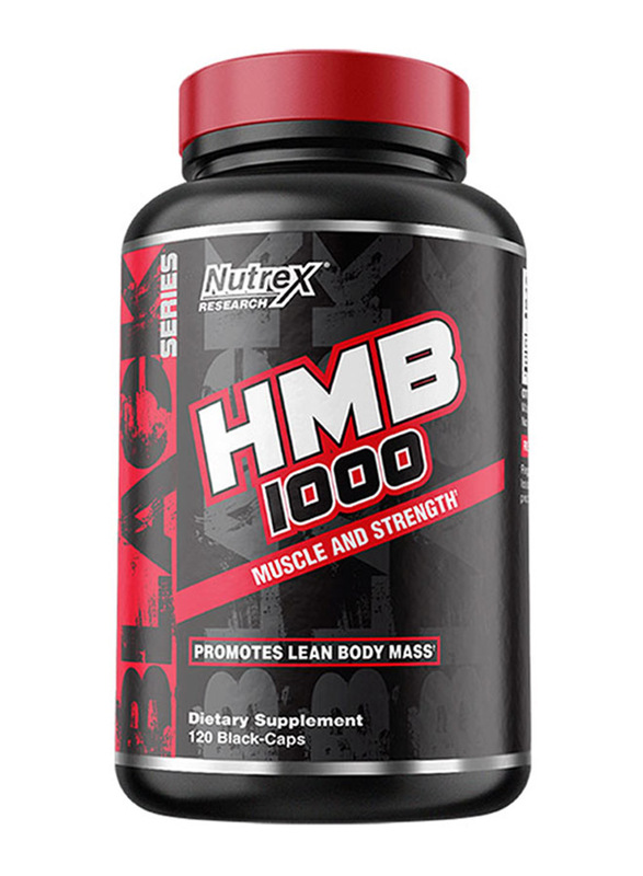 Nutrex HMB 1000 Muscle Growth, Recovery & Strength Dietary Supplement, 1000mg, 120 Capsules