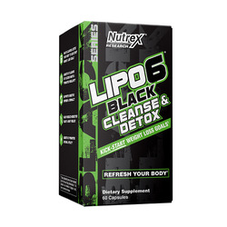 NUTREX RESEARCH LIPO-6 CLEANSE & DETOX KICK START WEIGHT LOSS 60 CAPS