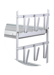 Life Smile 2-Tier Dish Rack, Silver