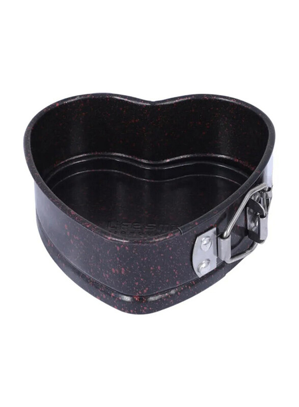 

Life Smile 11cm Mini Heart Spring Form Cake Pan, NCK-34, Red