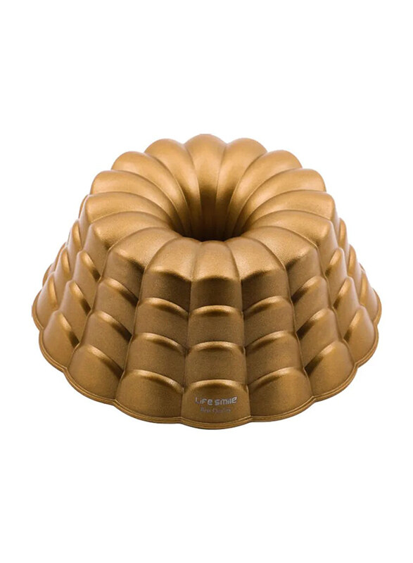 

Life Smile 24cm Belle Cake Pan, 24x24x10cm, Gold