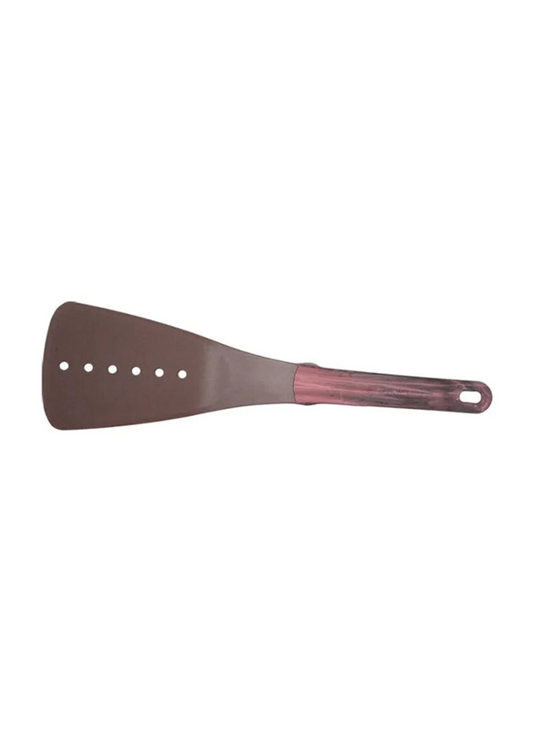 Life Smile 6-Piece Spatula & Turner Set With Stand, Pink/Brown/Black